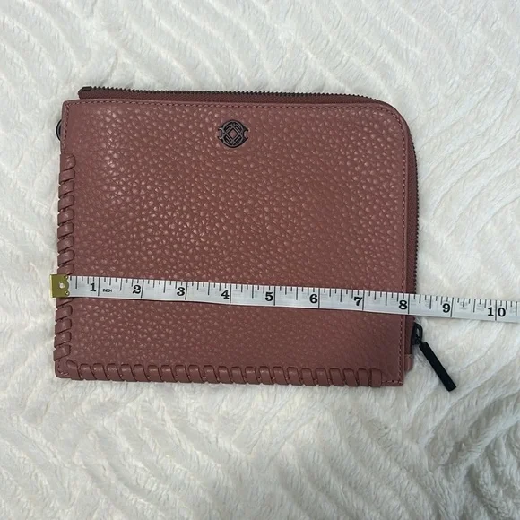 Dagne Dover Small Elle Clutch in Warm Dust Pink Mauve | NWT with Dust Bag - Picture 5 of 8